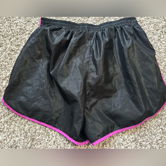 VICTORIA'S SECRET PINK Campus Shorts BLACK & PURPLE - Picture 2 of 7